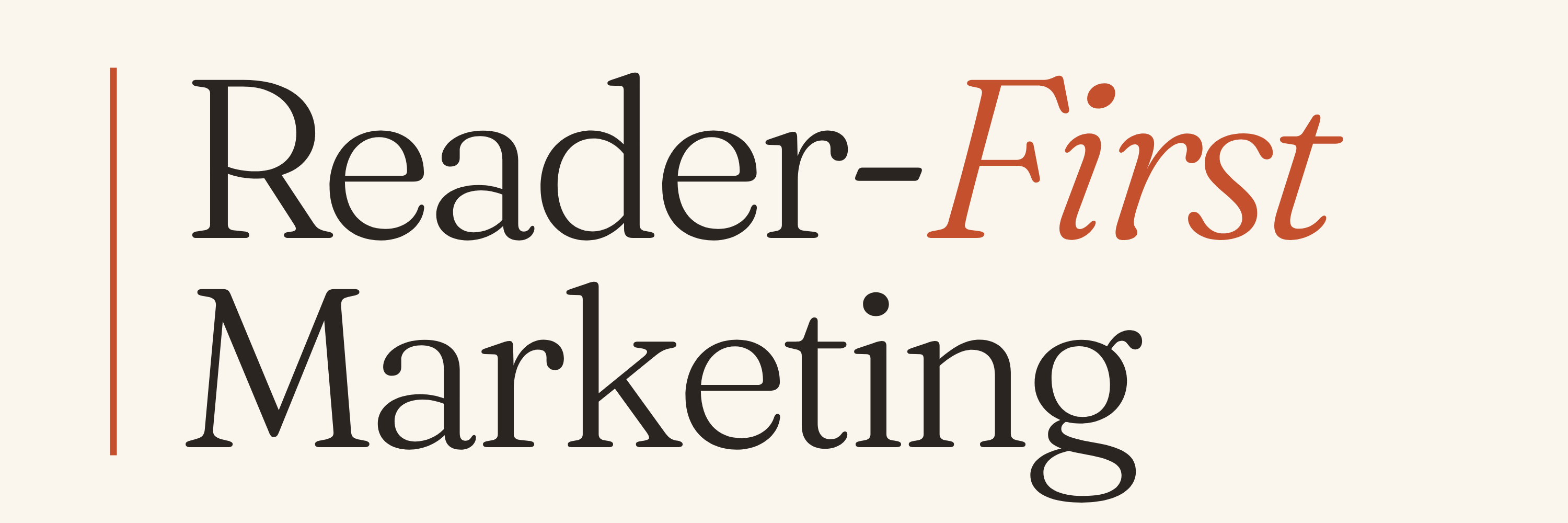 Reader-First Marketing Logo